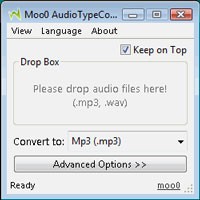 Moo0 AudioTypeConverter - Convert Audio Files Easily