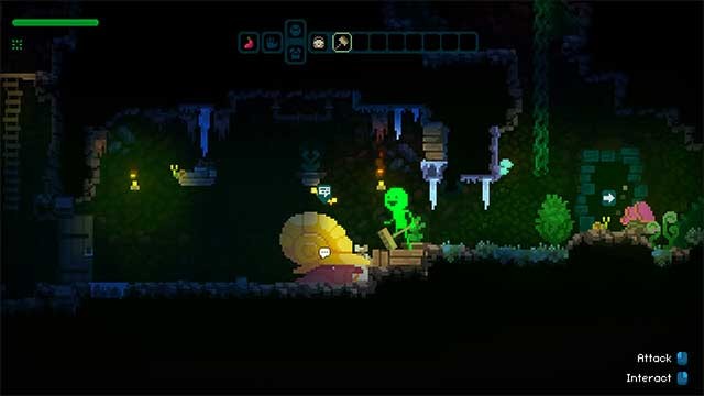 MoonQuest là game phiêu lưu trên nền đồ họa Pixel ngộ nghĩnh