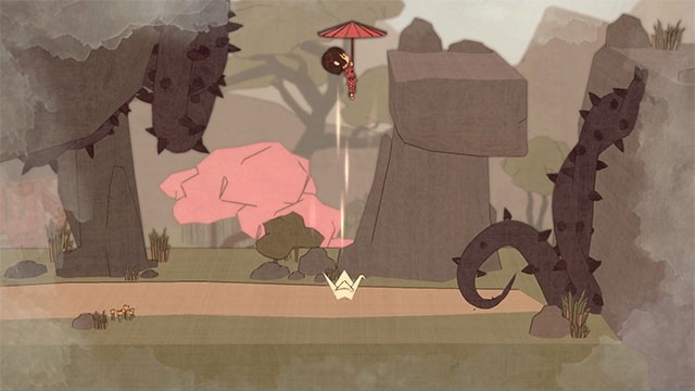 Sử dụng khả năng biến hình của mô hình giấy Origami để giải đố, vượt qua thử thách và hoàn thành nhiệm vụ