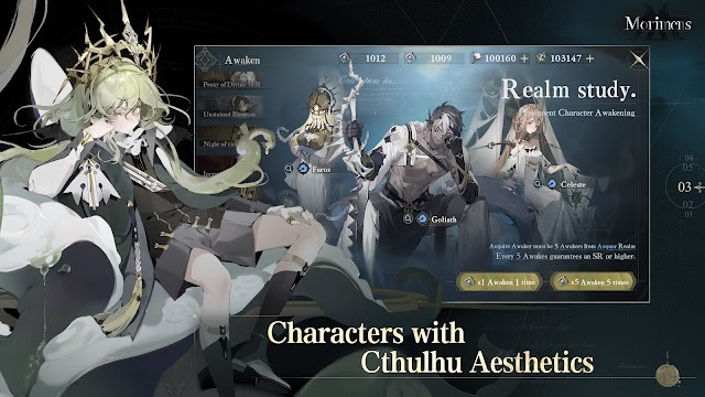 Chơi với các nhân vật từ thần thoại Cthulhu