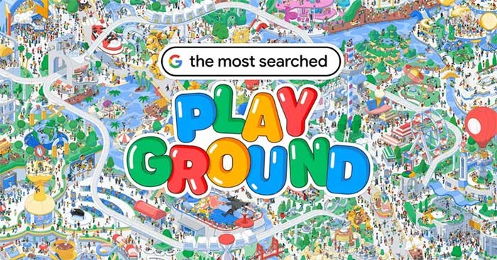 Most Searched Playground là game mới kỷ niệm 25 năm của Google