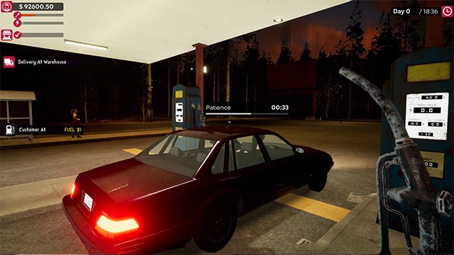 Cây xăng cung cấp nhiên liệu cho khách hàng nghỉ lại tại khách sạn