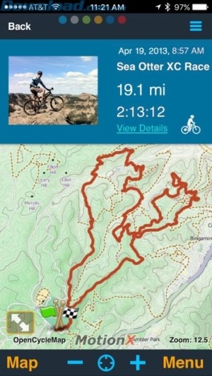 Xem quãng đường đã đi trên bản đồ