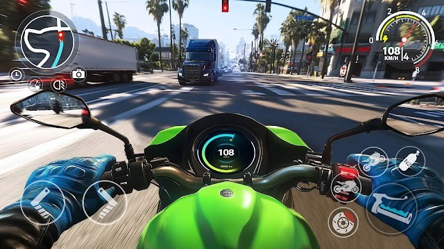 Moto Race Go cho bạn trải nghiệm đua mô tô trong thế giới 3D chân thực