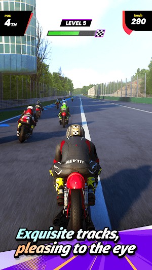 Moto Race Master cho bạn lái mô tô qua các cung đường có khung cảnh tuyệt đẹp
