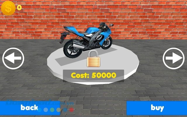 Hệ thống xe đua trong game Moto Racer 3D