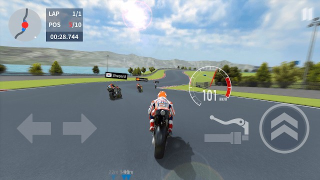 Cạnh tranh tốc độ với các đối thủ khác