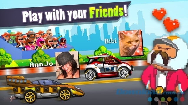 Cạnh tranh cùng bạn bè trong game