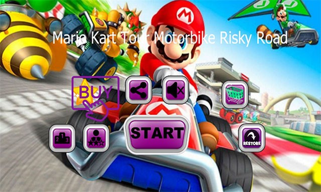 Game đua xe mô tô Motorbike Kart Tour Risky Road