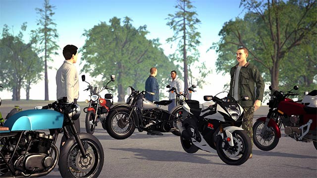 Tận hưởng cuộc sống trong mơ của ông chủ showroom moto trong thành phố