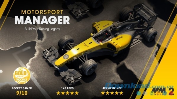 Game quản lý đội đua xe công thức độc đáo Motorsport Manager Mobile 2 cho Android