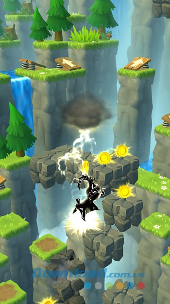 Những địa hình chơi trong game Mountain Goat Mountain
