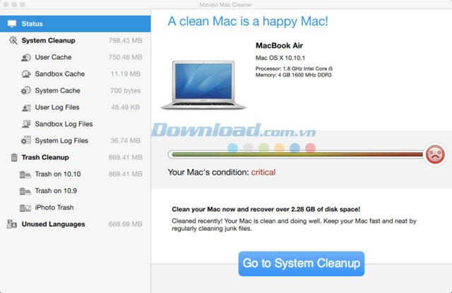 Movavi Mac Cleaner