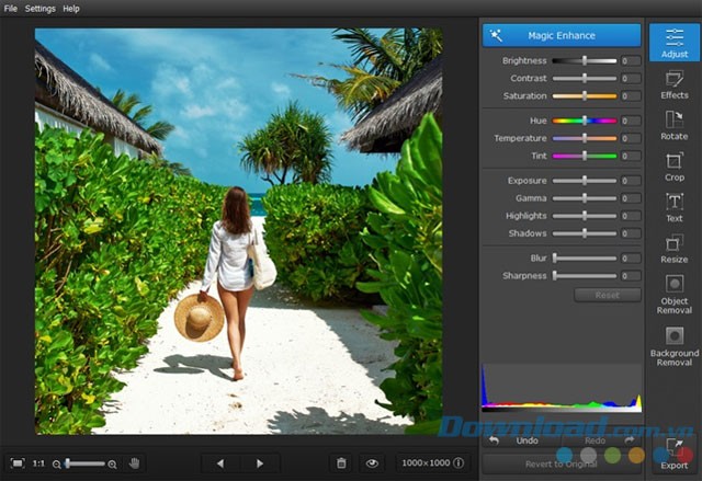 Nâng cấp ảnh nhanh với Magic Enhance