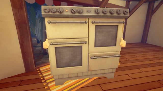 Mỗi món đồ trong Move Together game có kích thước và hình dạng khác nhau