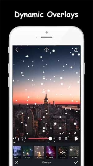 Nhiều hiệu ứng overlay đặc sắc và độc đáo