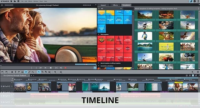 Giao diện Magix Movie Edit Pro Plus cho Windows 10