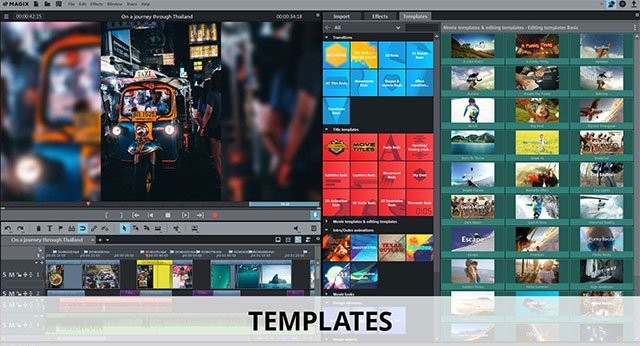 Làm phim nhanh với template tạo sẵn