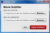 Movie Subtitler 1.4 - Công cụ nhúng phụ đề vào video