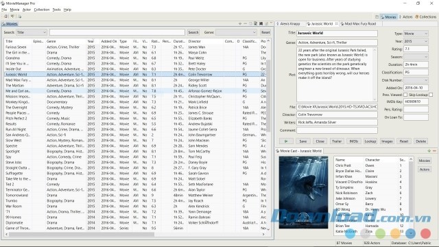 Tìm kiếm phim nhanh chóng với tính năng phân loại thông minh của MovieManager Pro