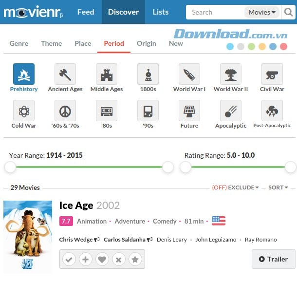 Tìm kiếm phim trong Movienr