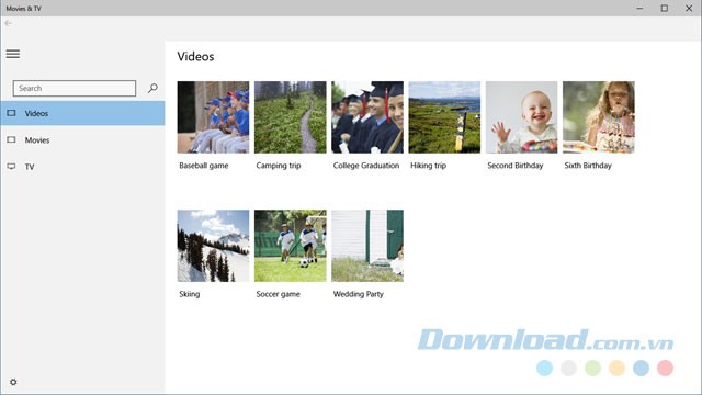 Quản lý video cá nhân trên Movies & TV