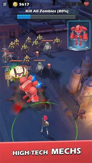 Bắn hạ những cỗ máy zombie