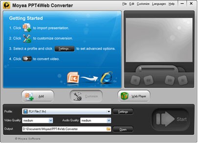 Moyea PPT4Web Converter