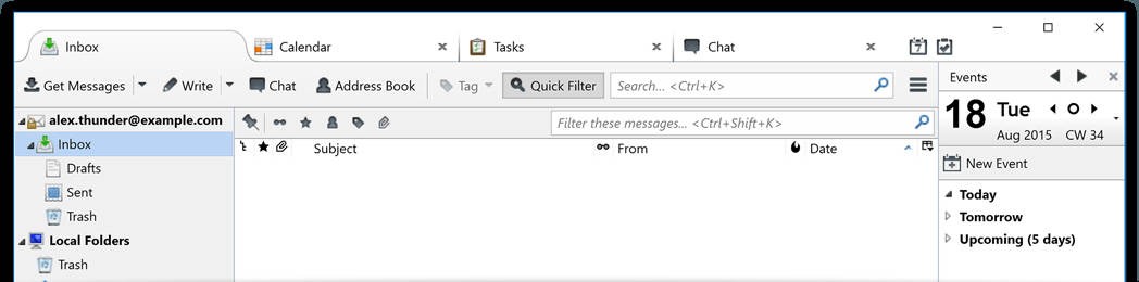 Cập nhật Mozilla Thunderbird