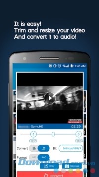 MP3 Video Converter cho Android dễ sử dụng