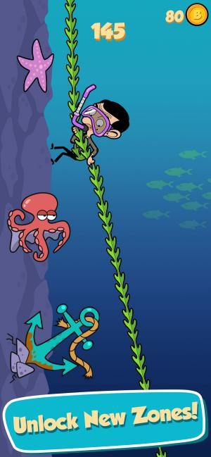 Leo dây thừng ở dưới biển