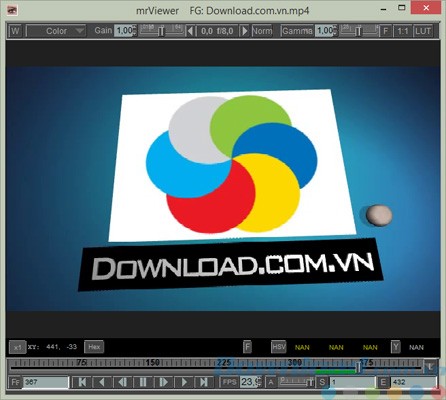 Giao diện của mrViewer