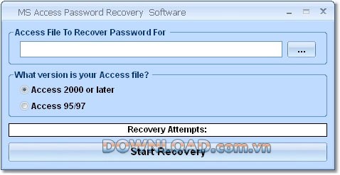 MS Access Password Recovery Software