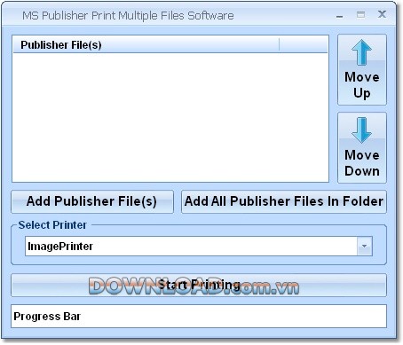MS Publisher Print Multiple Files Software