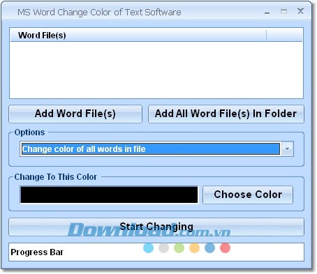MS Word Change Color Of Text Software
