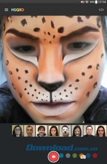 Ghép ảnh hài hước với MSQRD