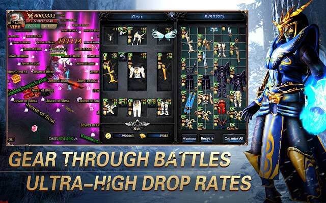 Trang bị thông qua các trận chiến