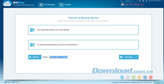 Chia sẻ file nhanh chóng với MultCloud