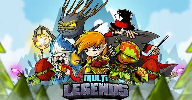 Quản lý một nhóm gồm 5 anh hùng trong Multi Legends