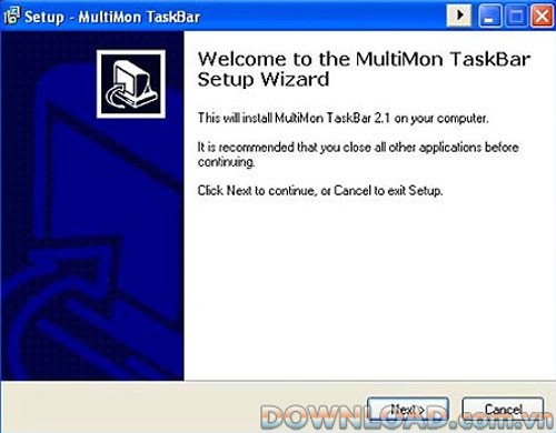 MultiMon TaskBar Free