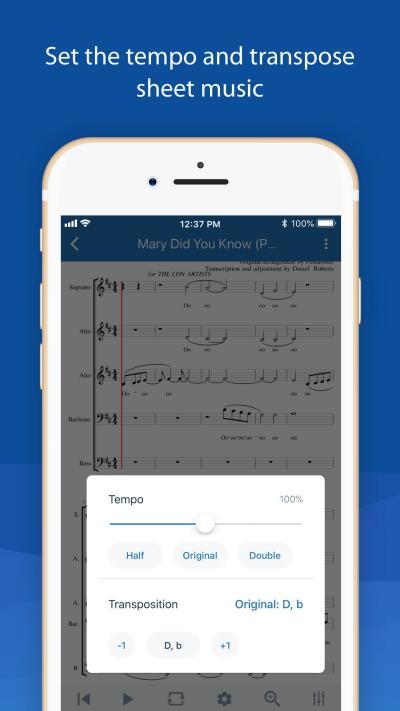 Ứng dụng phát nhạc MuseScore cho iOS