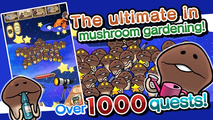 Mushroom Garden với hơn 1000 bài