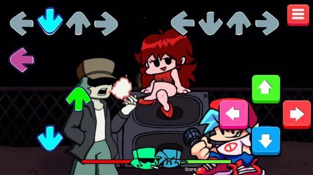 Chạm vào các mũi tên theo nhịp điệu bài hát trong game Music Battle - Full Mod