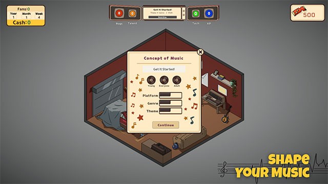 Định hình phong cách âm nhạc bằng cách khám phá các chủ đề, thể loại mới