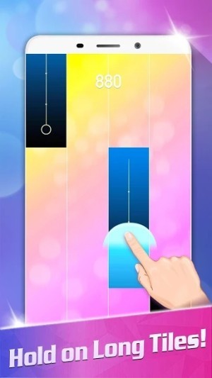 Giữ ngón tay cho đến khi hết phím