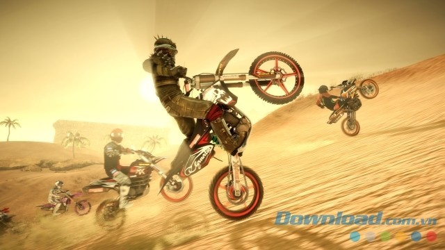 Tham gia vào cuộc đua tốc độ trong game MX Nitro trên máy tính