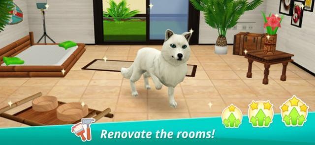 Xây dựng và cải tạo phòng khám thú y của bạn trong game Pet World – My Animal Hospita‪l