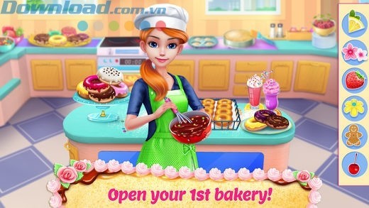 Giúp Lizzie mở tiệm bánh của riêng mình