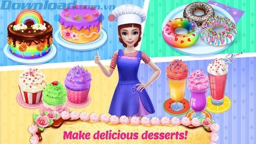 Làm các món tráng miệng thơm ngon