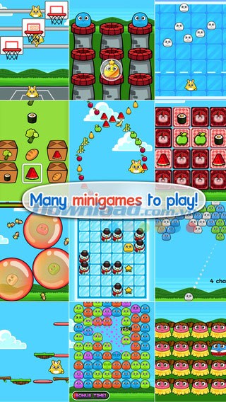 Nhiều mini game để kiếm vàng